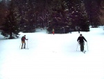 Pár fotek ze Základního kurzu SKIALPINISMU, Těžce na cvičišti - lehce na bojišti! Tentokrát nám Krakonoš přichystal náročné podmínky v podobě změklého a probředlého sněhu a krusty. Hluboce smekám před všemi účastníky a jejich lyžařskými schopno - fotografie 5