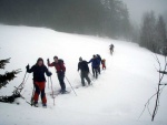 Pár fotek ze Základního kurzu SKIALPINISMU, Těžce na cvičišti - lehce na bojišti! Tentokrát nám Krakonoš přichystal náročné podmínky v podobě změklého a probředlého sněhu a krusty. Hluboce smekám před všemi účastníky a jejich lyžařskými schopno - fotografie 8