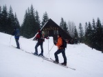Pár fotek ze Základního kurzu SKIALPINISMU, Těžce na cvičišti - lehce na bojišti! Tentokrát nám Krakonoš přichystal náročné podmínky v podobě změklého a probředlého sněhu a krusty. Hluboce smekám před všemi účastníky a jejich lyžařskými schopno - fotografie 40