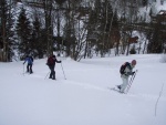 Pár fotek ze ZÁKLADNÍHO KURZU SKIALPINISMU, Sobotní prašanový náhul si všichni užili dosytosti. Nekutečná radost z yžování na nedotčených svazích, prostě úlet! Nedělní lavinový blok byl díky sněhovému masakru opravdu prvotřídní! Škoda jen toho - fotografie 6