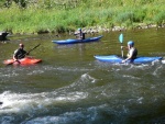 Kajaková škola Jizera, Nádherníé počasí a optimální voda. Takové byly podmínky na Jizeře a na účastnících byly vidět velké pokroky. Všechny zdraví Venca a Péca - fotografie 63