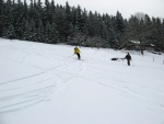 Pár fotek ze Základního kurzu SKIALPINISMU, Konečně jsou opět skvělé podmínky pro tento nádherný sport: spousty prašanu, drobné sněžení, týmová pohoda, výborné podmínky pro lavinový blok, no prostě luxus! A to osobní zlepšení u všech při jízdě - fotografie 21
