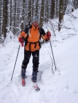 Pár fotek ze Základního kurzu SKIALPINISMU, Konečně jsou opět skvělé podmínky pro tento nádherný sport: spousty prašanu, drobné sněžení, týmová pohoda, výborné podmínky pro lavinový blok, no prostě luxus! A to osobní zlepšení u všech při jízdě - fotografie 105