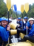 Rafting na Salze, N�dhern� sobotn� po�as� pak no�n� slejv�k... Tak�e nezbylo ne� z�stat na Salze, ka�dop�dn� akce se mimo��dn� vyda�ila. - fotografie 112