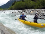 Jarní tání v Korutanech - rafting na Möllu, Gailu, a Lieseru, Jarní sluníčko nám dopřálo dostatek vody. Především hluboké údolí a peřeje Gailu všechny doslova uchvátily. - fotografie 27