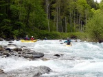 Jarní tání v Korutanech - rafting na Möllu, Gailu, a Lieseru, Jarní sluníčko nám dopřálo dostatek vody. Především hluboké údolí a peřeje Gailu všechny doslova uchvátily. - fotografie 142