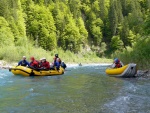 Jarní tání v Korutanech - rafting na Möllu, Gailu, a Lieseru, Jarní sluníčko nám dopřálo dostatek vody. Především hluboké údolí a peřeje Gailu všechny doslova uchvátily. - fotografie 149