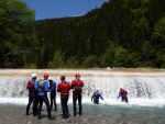 Jarní tání v Korutanech - rafting na Möllu, Gailu, a Lieseru, Jarní sluníčko nám dopřálo dostatek vody. Především hluboké údolí a peřeje Gailu všechny doslova uchvátily. - fotografie 221