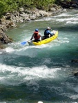 Jarní tání v Korutanech - rafting na Möllu, Gailu, a Lieseru, Jarní sluníčko nám dopřálo dostatek vody. Především hluboké údolí a peřeje Gailu všechny doslova uchvátily. - fotografie 255