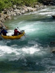 Jarní tání v Korutanech - rafting na Möllu, Gailu, a Lieseru, Jarní sluníčko nám dopřálo dostatek vody. Především hluboké údolí a peřeje Gailu všechny doslova uchvátily. - fotografie 260