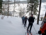SKIALPINISTICKÝ VÍKEND V KRKONOŠÍCH, Počasí prověřilo všechny účastníky a jejich odolnost, a to nejen materiály použité na oblečení, ale i fyzičku, psychickou kondici a vytrvalost. Parádní a náročná akce, která proběhla za extrémních pod - fotografie 86