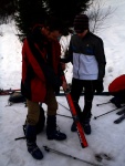 Základní KURZ SKIALPINISMU, Počasí vypadalo strašli, ale nakonec se z toho vyvinula nádherná akcička s parádním počasím. Nedělní krusta, byla pěně hustá.. - fotografie 47