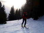 Základní KURZ SKIALPINISMU, Počasí vypadalo strašli, ale nakonec se z toho vyvinula nádherná akcička s parádním počasím. Nedělní krusta, byla pěně hustá.. - fotografie 55