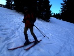 Základní KURZ SKIALPINISMU, Počasí vypadalo strašli, ale nakonec se z toho vyvinula nádherná akcička s parádním počasím. Nedělní krusta, byla pěně hustá.. - fotografie 69