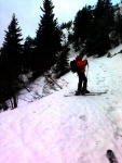 SKIALPINISTICKÝ VÍKEND V KORKONOŠÍCH, Výborná parta, náročný program a nakonec i výborné počasí. A sníh prověřil všechny lyžaře :-) - fotografie 6