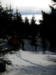 SKIALPINISTICKÝ VÍKEND V KORKONOŠÍCH, Výborná parta, náročný program a nakonec i výborné počasí. A sníh prověřil všechny lyžaře :-) - fotografie 44