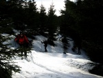 SKIALPINISTICKÝ VÍKEND V KORKONOŠÍCH, Výborná parta, náročný program a nakonec i výborné počasí. A sníh prověřil všechny lyžaře :-) - fotografie 45