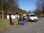 RAFTING NA JIZEŘE 10.4.2011, Sluncem zalité údolí řeky Jizery vynahradilo menší stav vody. Skvělá nálada a spousta zábavy na raftech, velmi příjemné přivítaní jara. - fotografie 10