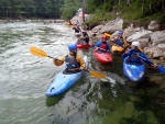 KAJAK KEMP SALZA 2010, Parádní posun v technice jízdy, skvělý počasí a rozmanitá voda. Všichni si to myslím užili dosytosti. - fotografie 32