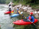 KAJAK KEMP SALZA 2010, Parádní posun v technice jízdy, skvělý počasí a rozmanitá voda. Všichni si to myslím užili dosytosti. - fotografie 88