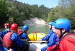 RAFTING V JULSKÝCH ALPÁCH KVĚTEN 2011, Tenhle výběr řek se opravdu povedl. Když na něj vyrazíte je potřeba mít trochu štěstí na vodu. Moc dobrá parta - to se dá jet cokoliv za jakýkoliv vody. - fotografie 19