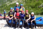 RAFTING V JULSKÝCH ALPÁCH KVĚTEN 2011, Tenhle výběr řek se opravdu povedl. Když na něj vyrazíte je potřeba mít trochu štěstí na vodu. Moc dobrá parta - to se dá jet cokoliv za jakýkoliv vody. - fotografie 78