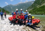 RAFTING V JULSKÝCH ALPÁCH KVĚTEN 2011, Tenhle výběr řek se opravdu povedl. Když na něj vyrazíte je potřeba mít trochu štěstí na vodu. Moc dobrá parta - to se dá jet cokoliv za jakýkoliv vody. - fotografie 79