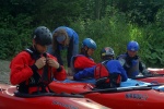 KAJAK KEMP SALZA 2011, Parádní parta, rostoucí voda a taky výkony účastníků. Myslím že to byl skvělej kemp. Všechny zdraví Venca a Sandál - fotografie 3