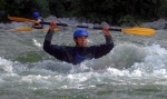 KAJAK KEMP SALZA 2011, Parádní parta, rostoucí voda a taky výkony účastníků. Myslím že to byl skvělej kemp. Všechny zdraví Venca a Sandál - fotografie 62