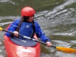 KAJAKOVÁ ŠKOLA JIZERA - je i pro děti, Počasí bylo dost drsný, celou sobotu propršelo, ale děcka, jako by to ani nevnímala. V neděli bylo mrtě vody jak na Jizeře tak na Kamenici, proto jsme přejeli na nádherné Labíčko. Maximální úspěch pa - fotografie 102