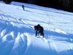 ZÁKLADNÍ KURZ SKIALPINISMU 10.-12.2.2012, Nádherné počasí, přes den teplo a slunce, v noci mrazivo, prašánek a parta zapálených mladých a krásných lidí. No co by mohlo být lepší... Skol! A ať žijí gastro zážitky a skialpinismus! - fotografie 108