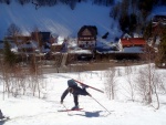 ZÁKLADNÍ KURZ SKIALPINISMU 2.-4.3.2012, Tak tohle byl unikátní kurz, v rámci prvního dne jsme zvládli vystoupit na Sněžku. Prostě nám to šlapalo... oba dva dny. A ta úleva se v nědli vyzout, byla k nezaplacení :-) - fotografie 7