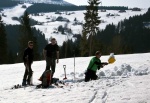 Základní kurz skialpinismu 16.-18.3.2012, Parádní jarní počásko, tvrdý firn a čistě chlapská parta. K tomu vyvrcholení na Sněžce a bezva náladička. Prostě se to vydařilo. - fotografie 65
