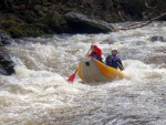 RAFTING NA JIZEŘE duben 2012, Příjemná voda, slunce i mraky, pohoda na lodích a raftech, usměvaví mladí a krásní lidé v posádkách. Díky Krakonoši - fotografie 18