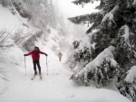 Skialpinistický přechod Krkonoš, Těsně po Novém roce jsme se vydali na přechod Krkonoš z Dolních Míseček až do Janských Lázní. Počasí úkázalo svoji drsnější tvář, přesto v týmu vládla naprostá pohoda. Večer ve finské kádi také neměl - fotografie 2