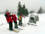 Skialpinistický přechod Krkonoš, Těsně po Novém roce jsme se vydali na přechod Krkonoš z Dolních Míseček až do Janských Lázní. Počasí úkázalo svoji drsnější tvář, přesto v týmu vládla naprostá pohoda. Večer ve finské kádi také neměl - fotografie 20