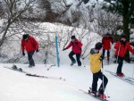 Skialpinistický přechod Krkonoš, Těsně po Novém roce jsme se vydali na přechod Krkonoš z Dolních Míseček až do Janských Lázní. Počasí úkázalo svoji drsnější tvář, přesto v týmu vládla naprostá pohoda. Večer ve finské kádi také neměl - fotografie 51
