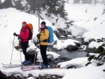 Skialpinistický přechod Krkonoš, Těsně po Novém roce jsme se vydali na přechod Krkonoš z Dolních Míseček až do Janských Lázní. Počasí úkázalo svoji drsnější tvář, přesto v týmu vládla naprostá pohoda. Večer ve finské kádi také neměl - fotografie 75