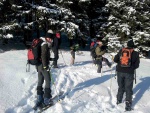 Základní Kurz Skialpinismu 11.-13.1.2013, Parádní sněhová nadílka a taky nádherný počasíčko. Myslím, že si to všichni super užili. Fotky josu jen z mobilu... - fotografie 3