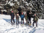 Základní Kurz Skialpinismu 11.-13.1.2013, Parádní sněhová nadílka a taky nádherný počasíčko. Myslím, že si to všichni super užili. Fotky josu jen z mobilu... - fotografie 6