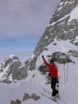 DACHSTEIN SKIALP - PRO OPRAVDOV� D�MY, Po�as� stra�ilo a vypadalo, �e nebude nic moc, ale nakonec jsme si to mysl�m v�ichni dost u�ili, v�etn� ochotn�ho Richarda (jeden z nejlep��ch chata�� co zn�m). - fotografie 67