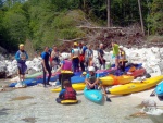 Rafting Soča na yukonech s možností kanyoningu, Nádherné počasí, příjemná voda a ještě lepší partička, co víc k tomu dodat? Zkuste to taky.... - fotografie 64