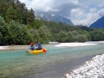 Rafting Soča na yukonech s možností kanyoningu, Nádherné počasí, příjemná voda a ještě lepší partička, co víc k tomu dodat? Zkuste to taky.... - fotografie 93
