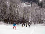 Skialpinistický víkend v Krkonoších Z Janských lázní přes Sněžku do Janských Lázní, Napadl sníh a tak jsme vyrazili do bílé stopy. Parádní víkend, sjela se báječná parta tak jen té mlhy mohlo být trochu méně Krakonoši :-) - fotografie 30