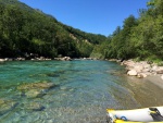 BOSENSKÉ ŘÍČNÍ KRASAVICE, Krásná akce v ještě nádhernějším prostředí, tyrkysově modrozelená voda, bíle štíty hor, slunce, a výběr luxusních úseků řek... - fotografie 31