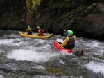 Perly alpských řek - květen 2006, Jeden z nejoblíbenějších raftových zájezdů do Rakouska a Slovinska opět nezklamal. Krásné počasí, útulný kemp a tyrkysová, křišťálově čistá voda s kulisou vápencových štítů Alp. - fotografie 34