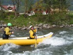 Perly alpských řek - květen 2006, Jeden z nejoblíbenějších raftových zájezdů do Rakouska a Slovinska opět nezklamal. Krásné počasí, útulný kemp a tyrkysová, křišťálově čistá voda s kulisou vápencových štítů Alp. - fotografie 36