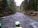 Rafting v Totes Gebirge, Lehčí raftingová akce na dvou hezkých řekách. Po sobotním sluníčky sice zapršelo, ale větší voda na Steyru byla všemi jednoznačně přivítána... - fotografie 46