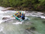 Rafting v Totes Gebirge, Lehčí raftingová akce na dvou hezkých řekách. Po sobotním sluníčky sice zapršelo, ale větší voda na Steyru byla všemi jednoznačně přivítána... - fotografie 121
