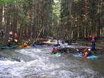 VAVŘINEC - záverečná prověrka a adrenalinový náhul, Počasí vyšlo skvěle, v sobotu bylo nad poměry vody hodně a neděle? no to byla klasická pohodička. Slunce, dobrá parta a tradičně skvělá vodácká zábava v Horních Krůtech přinesla všem skvělé zážitky. N - fotografie 63